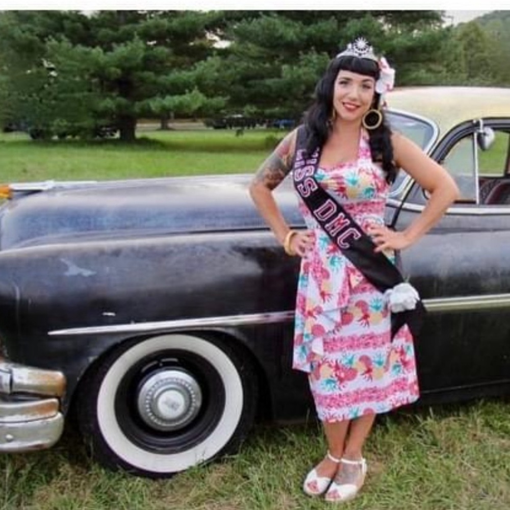 Bettie Page Tiki Dress